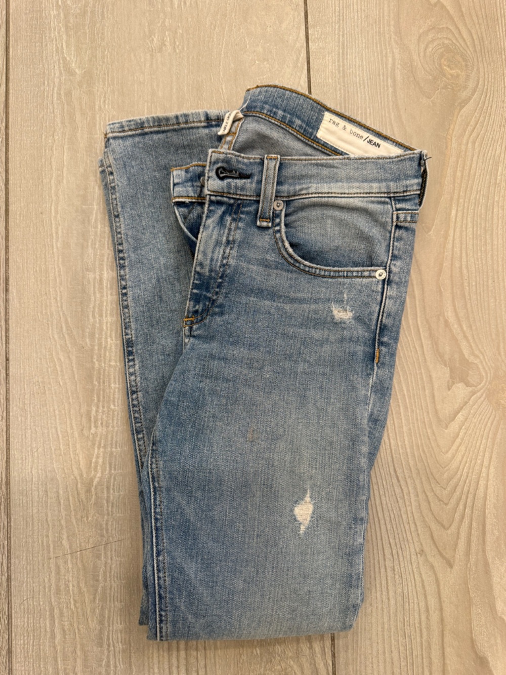 rag & bone Light Blue Denim Jeans